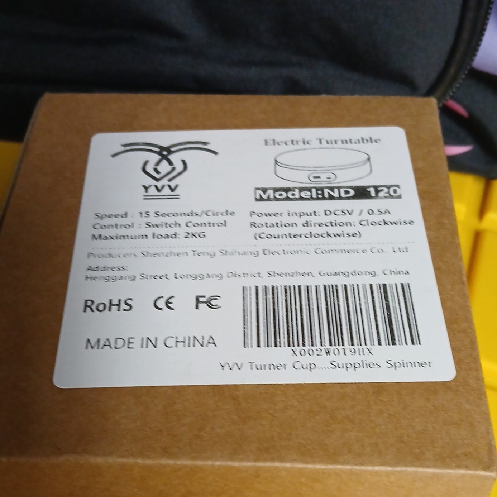 YVV Electric Turntable NIB